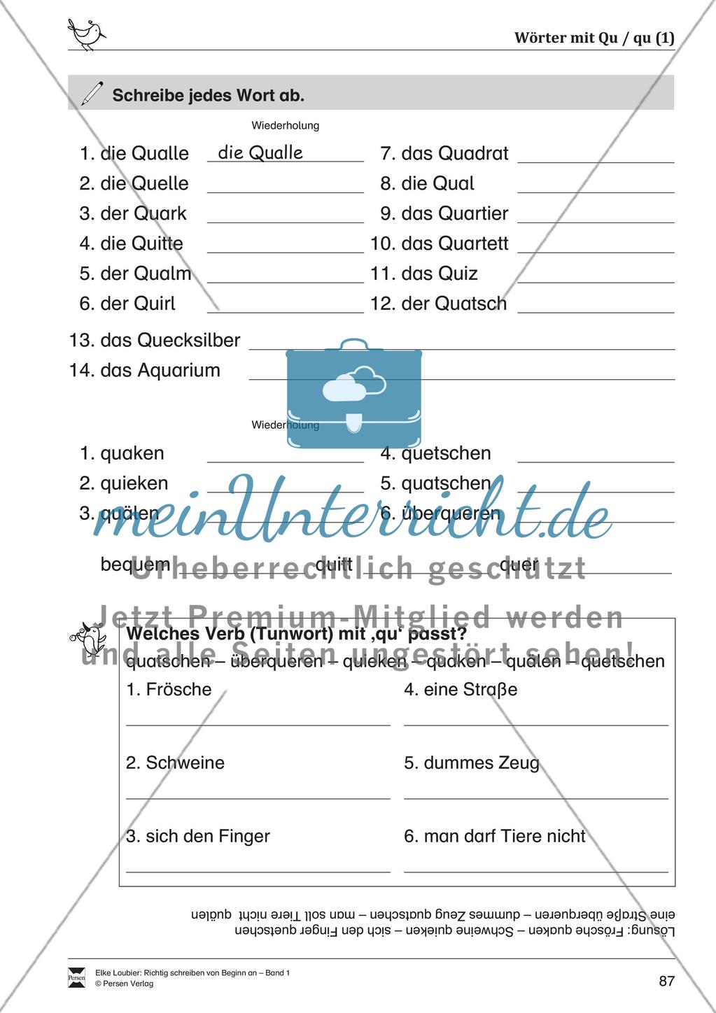 Vollendung des Alphabets - meinUnterricht