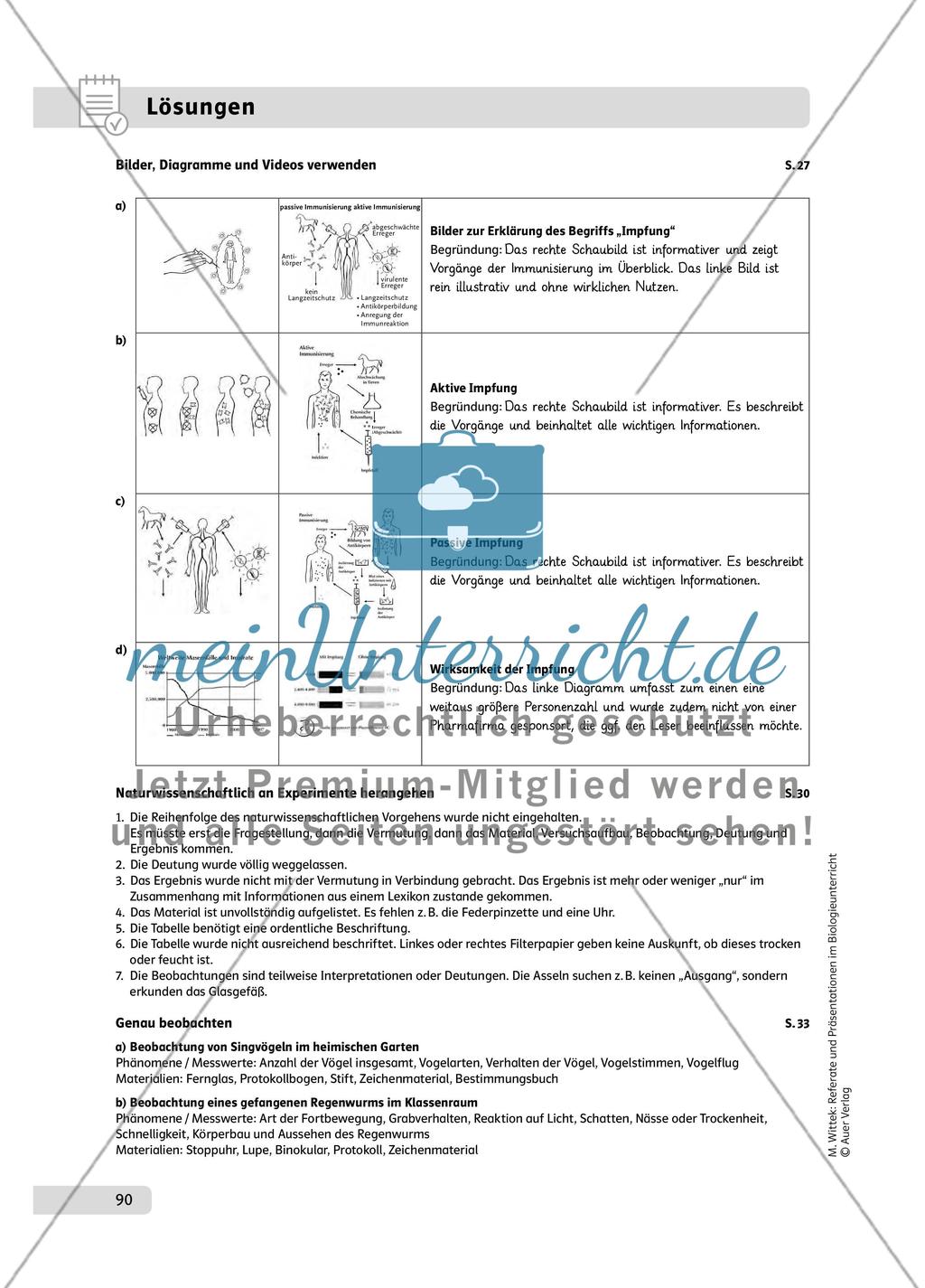 Bewertungsbögen und Lösungen Preview 10
