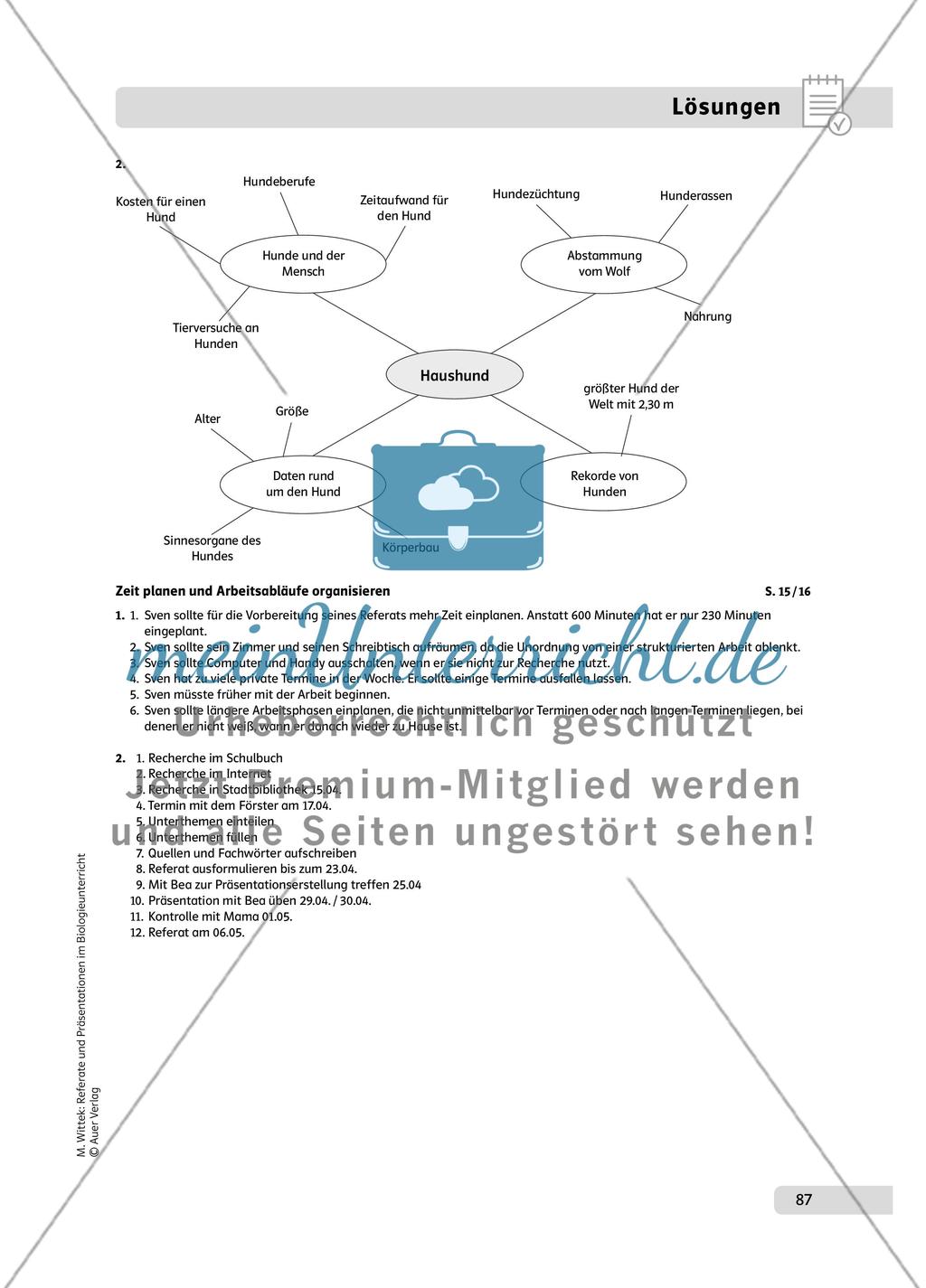 Bewertungsbögen und Lösungen Preview 7