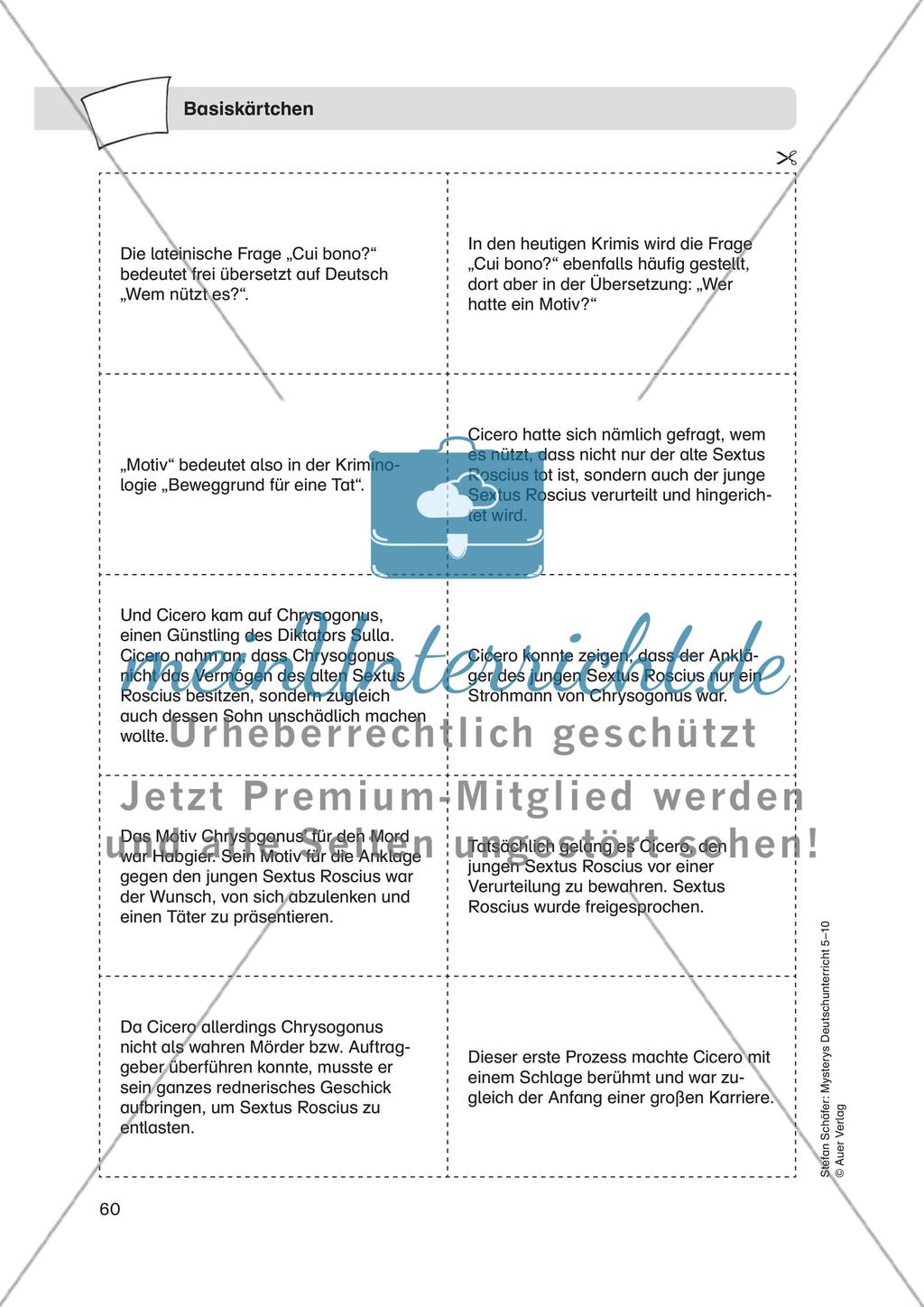 Die Frage nach dem Warum Stoff