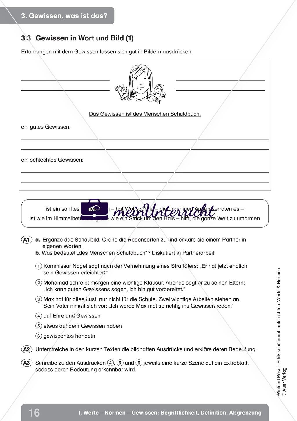 Werte – Normen – Gewissen: Begrifflichkeit, Definition, Abgrenzung Preview 13