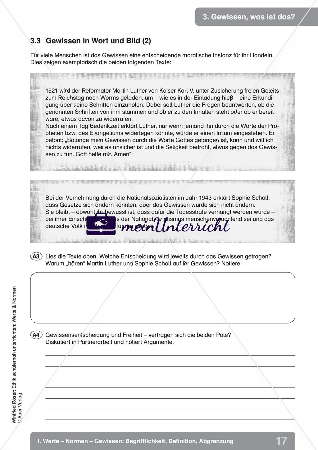 Werte – Normen – Gewissen: Begrifflichkeit, Definition, Abgrenzung Preview 14