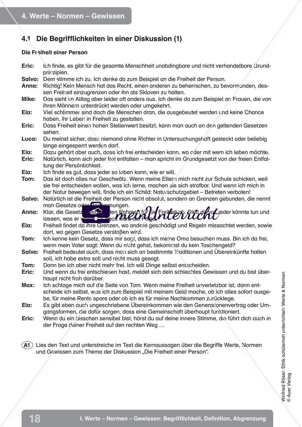 Werte – Normen – Gewissen: Begrifflichkeit, Definition, Abgrenzung Preview 15