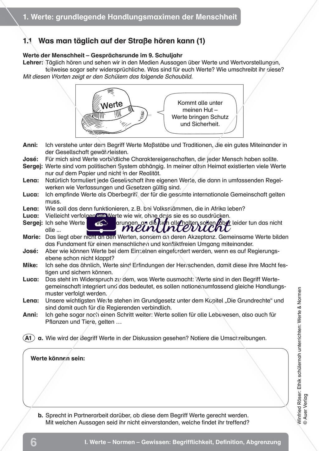 Werte – Normen – Gewissen: Begrifflichkeit, Definition, Abgrenzung Preview 3