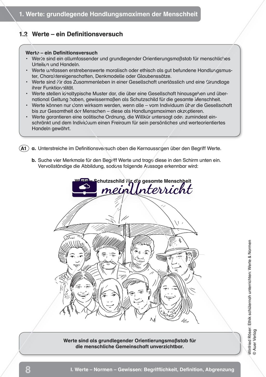 Werte – Normen – Gewissen: Begrifflichkeit, Definition, Abgrenzung Preview 5