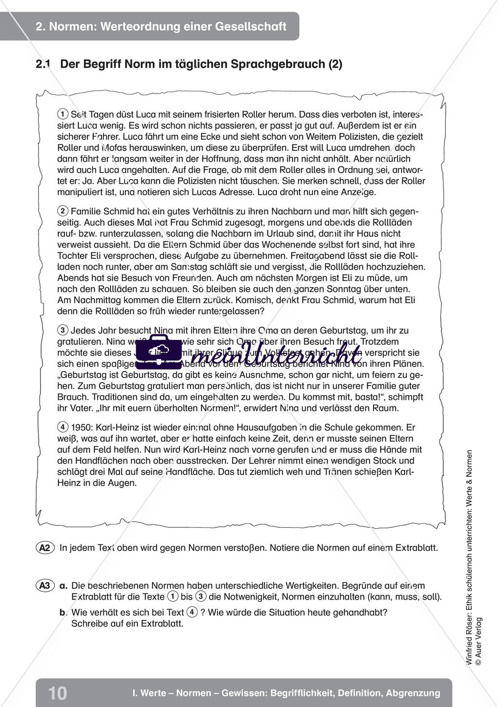 Werte – Normen – Gewissen: Begrifflichkeit, Definition, Abgrenzung Preview 7