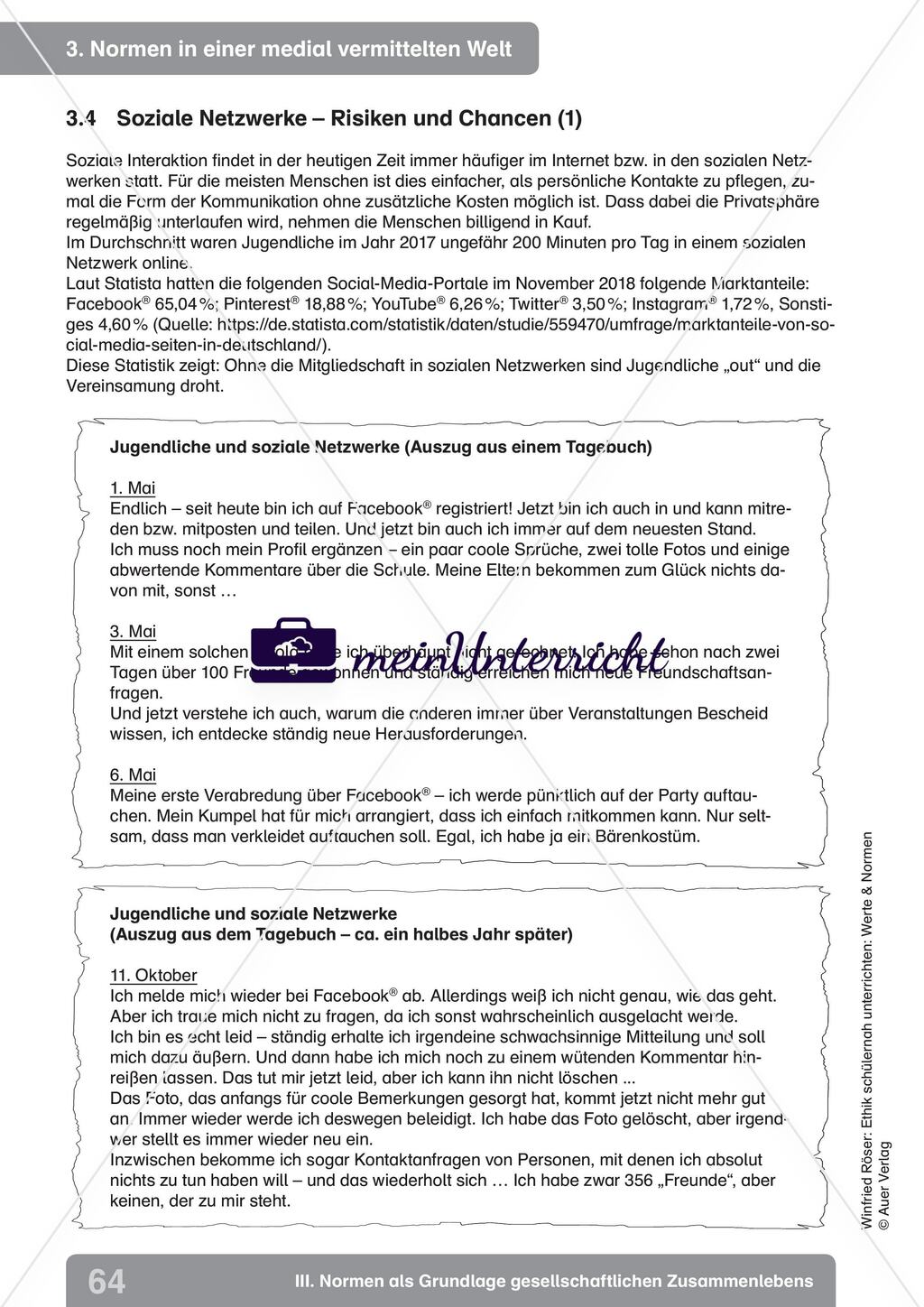 Normen als Grundlage gesellschaftlichen Zusammenlebens Preview 17