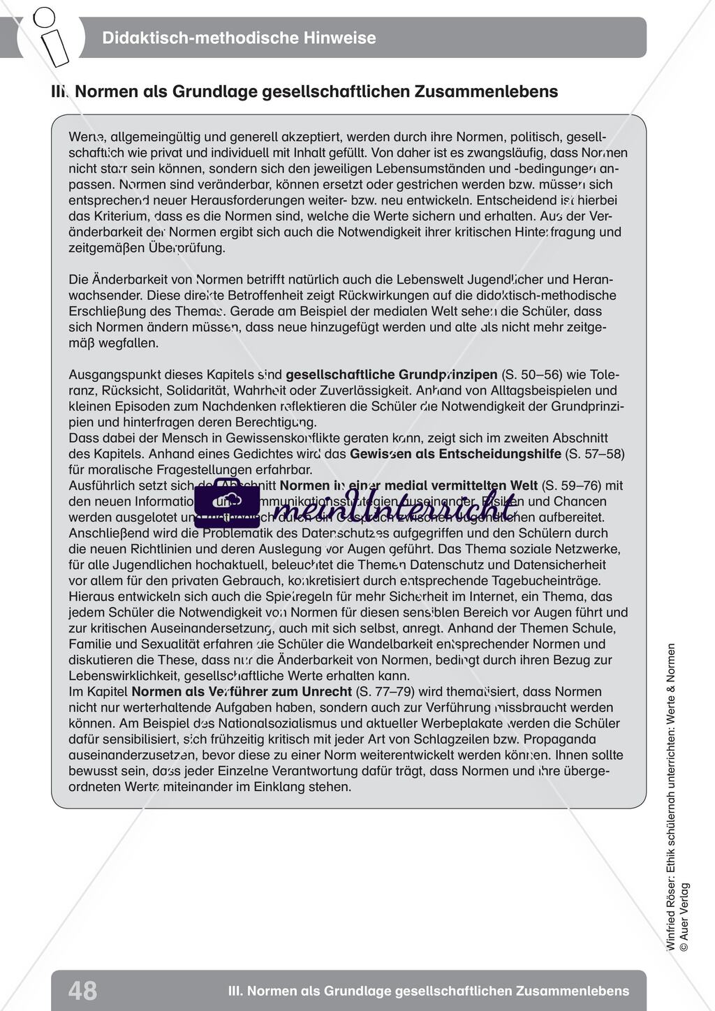 Normen als Grundlage gesellschaftlichen Zusammenlebens Preview 1
