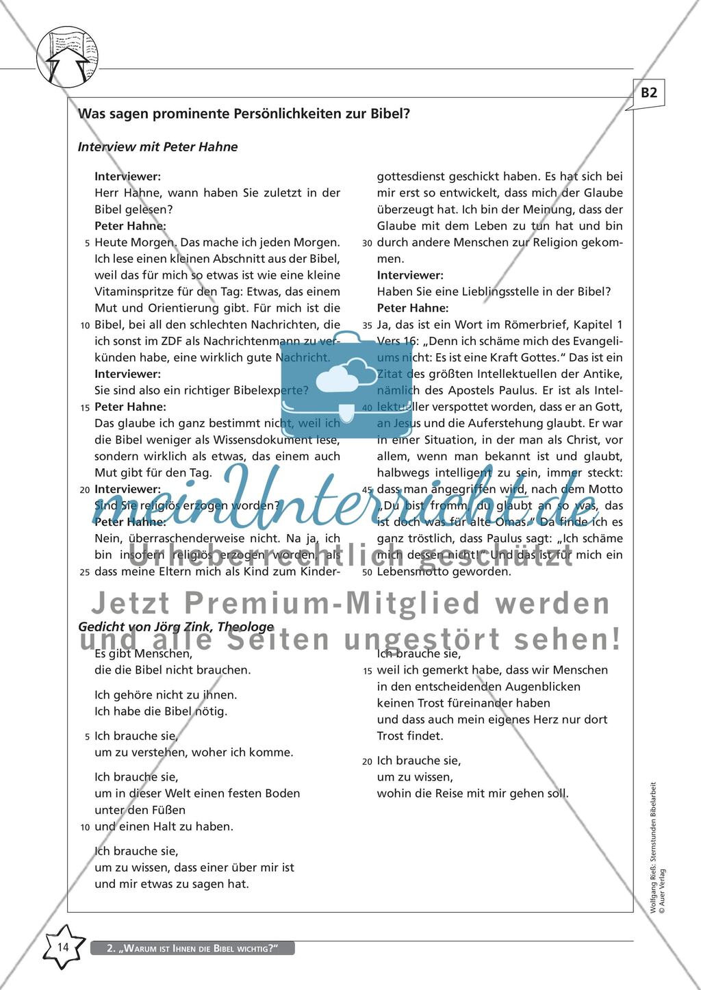 „Warum ist Ihnen die Bibel wichtig?“ Preview 3