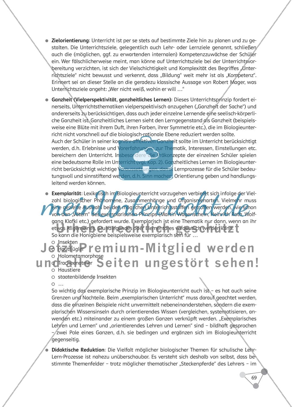 Wie kann Biologieunterricht lern- und bildungswirksam geplant werden? Preview 14