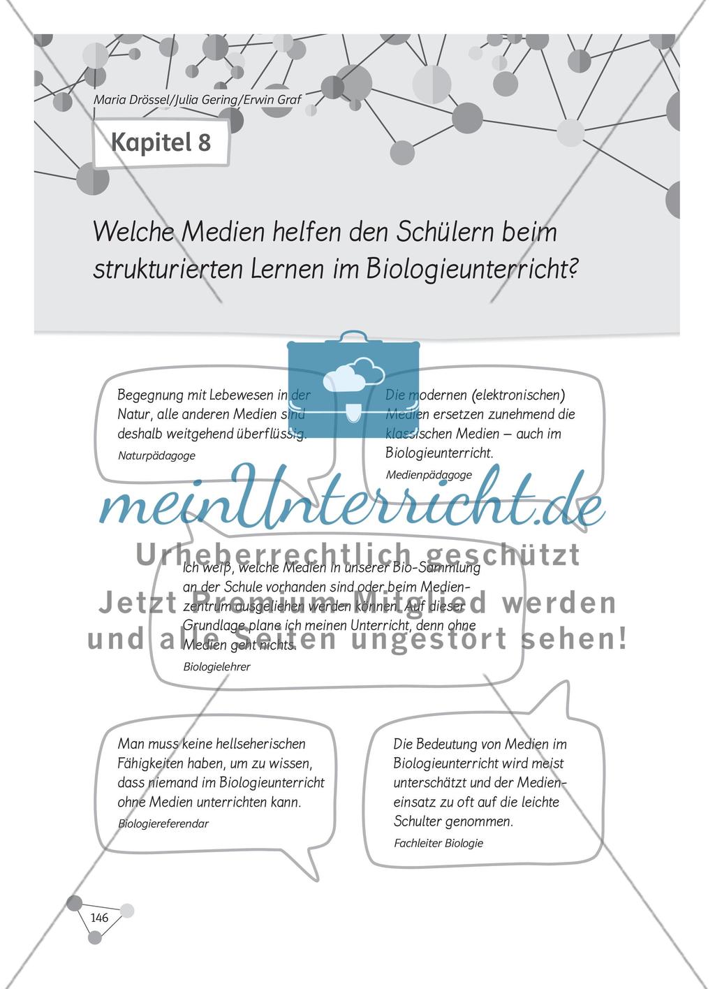 Welche Medien helfen den Schülern beim strukturierten Lernen im Biologieunterricht? Preview 1