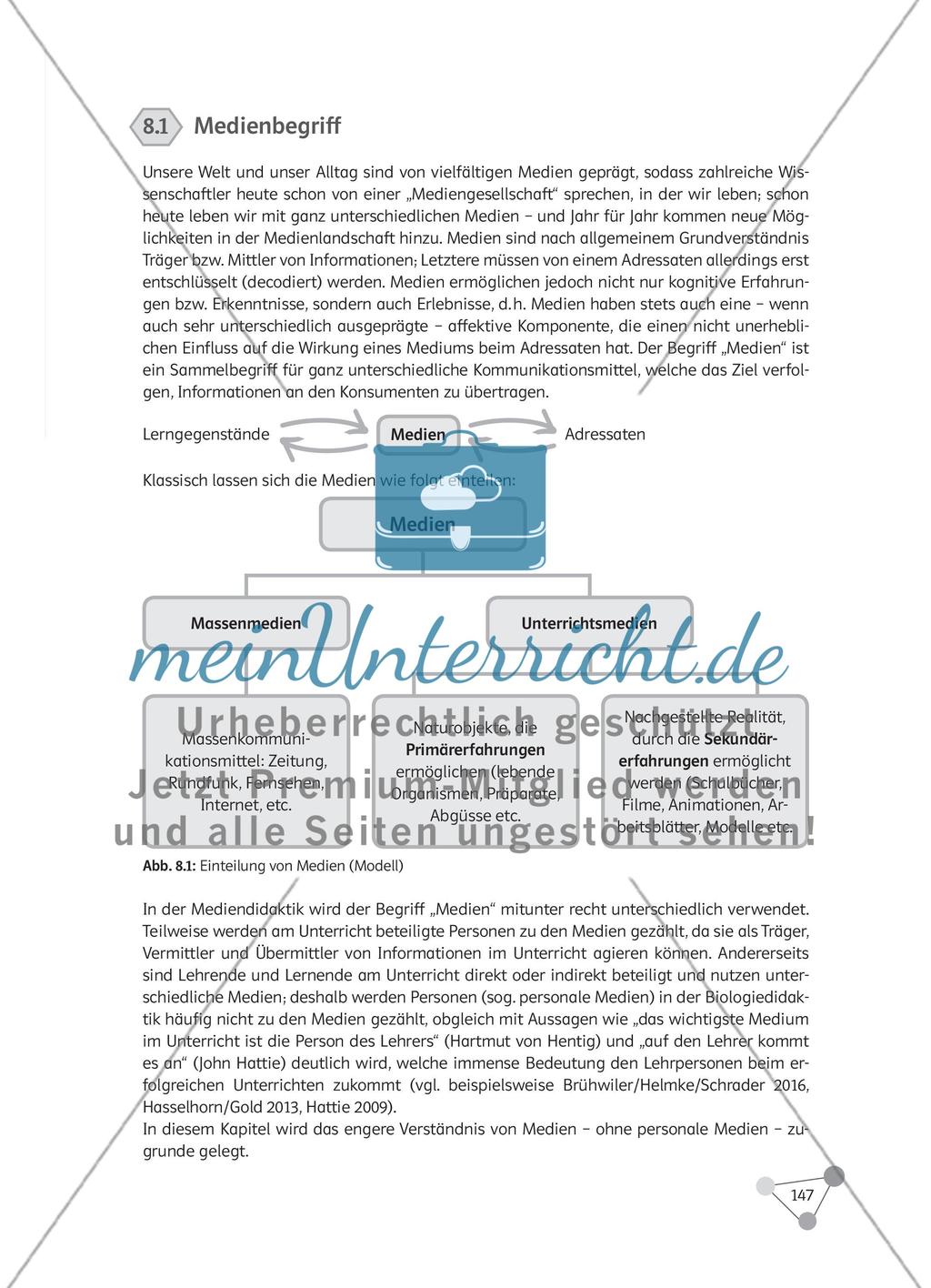 Welche Medien helfen den Schülern beim strukturierten Lernen im Biologieunterricht? Preview 2