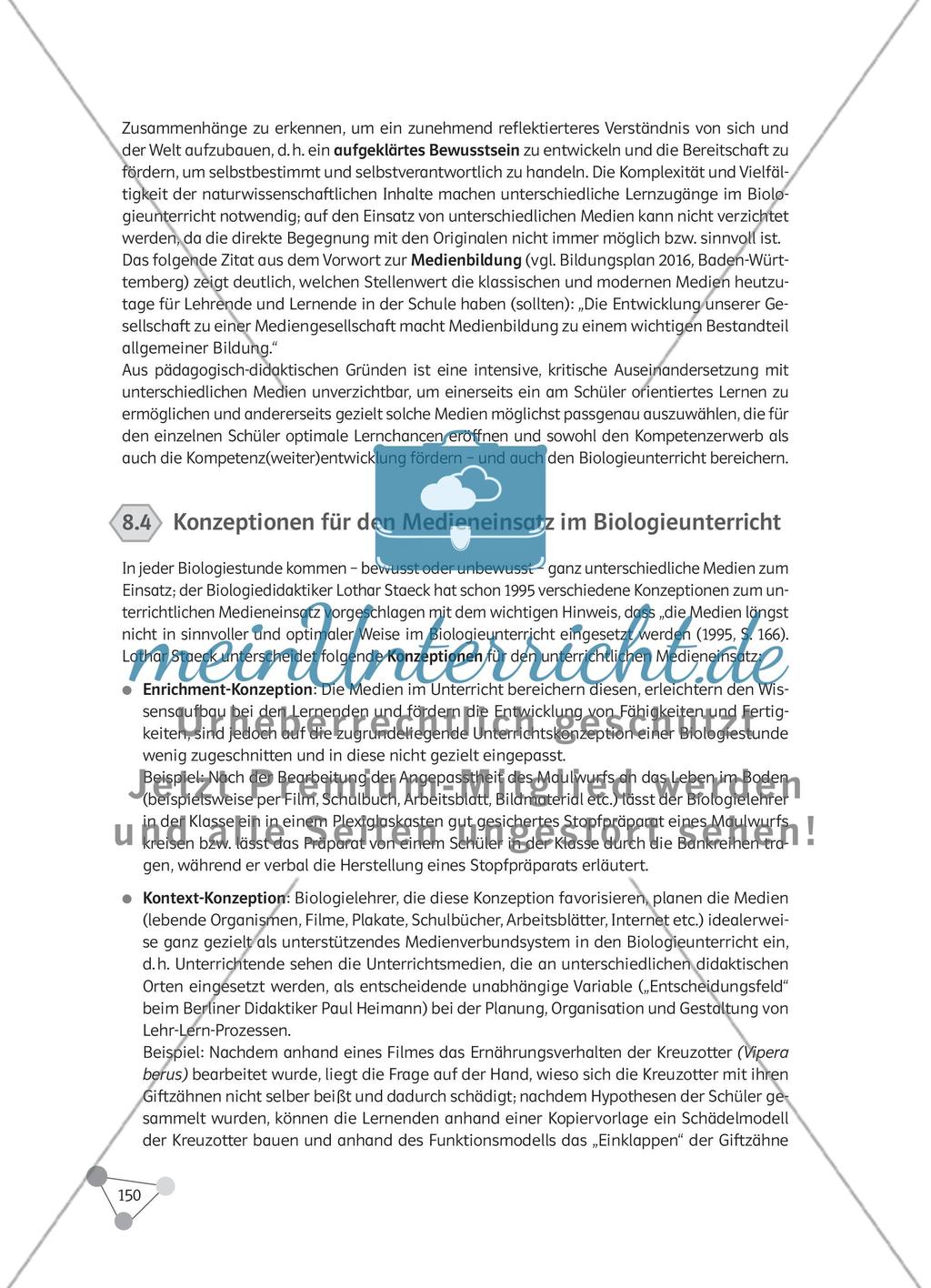 Welche Medien helfen den Schülern beim strukturierten Lernen im Biologieunterricht? Preview 5