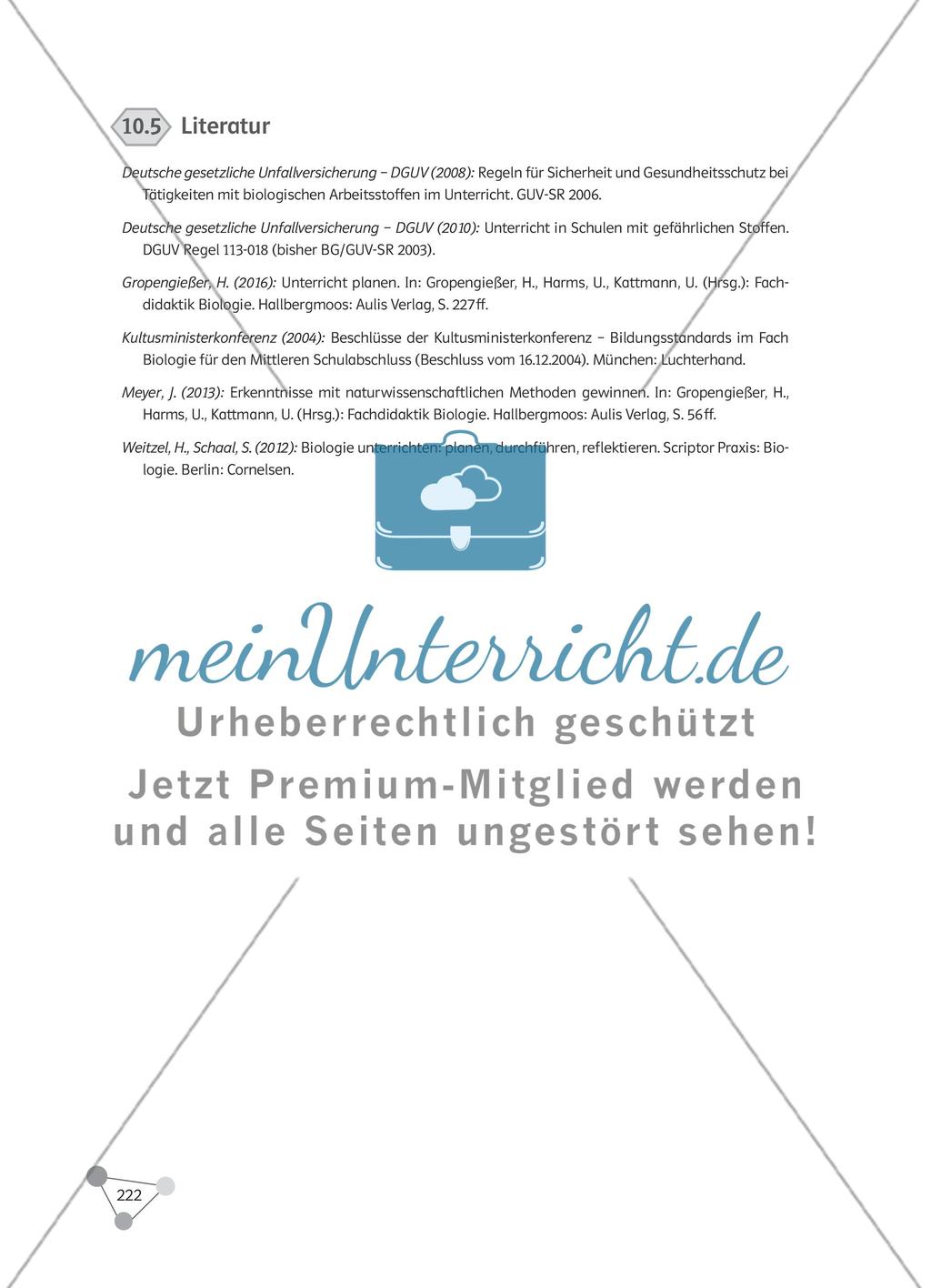 Wie können Biologiefachraum und Biologiesammlung sinnvoll gestaltet werden und die Lernwirksamkeit im Biologieunterricht fördern? Preview 14