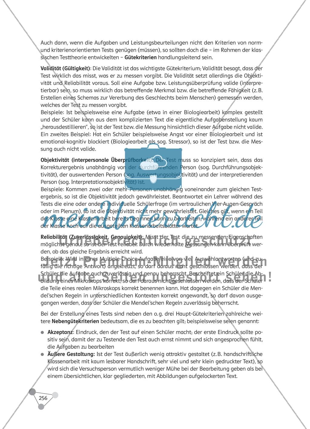 Wie können Leistungsmessung und Notengebung im Biologieunterricht erfolgen? Preview 9