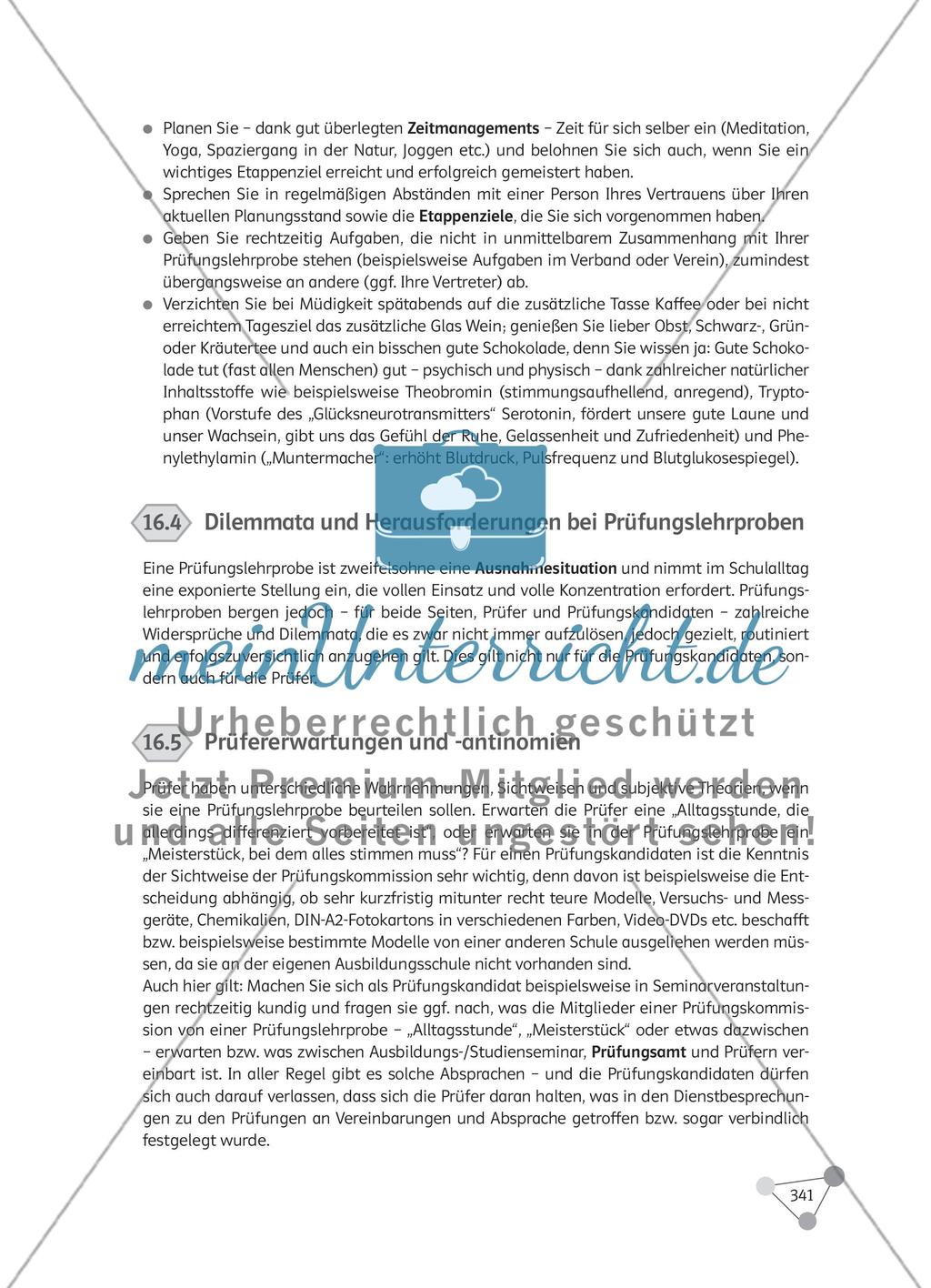 Wie gehe ich eine Prüfungslehrprobe im Fach Biologie professionell an und welche Aspekte helfen mir bei der Vorbereitung der Biologielehrprobe? Preview 16