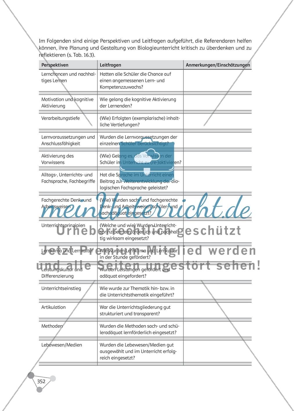 Wie gehe ich eine Prüfungslehrprobe im Fach Biologie professionell an und welche Aspekte helfen mir bei der Vorbereitung der Biologielehrprobe? Preview 27