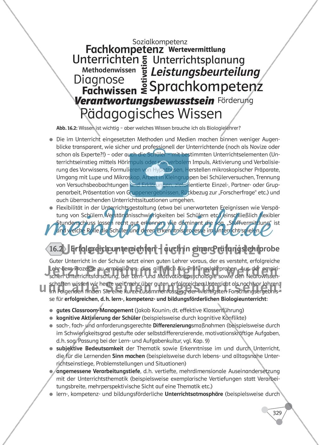 Wie gehe ich eine Prüfungslehrprobe im Fach Biologie professionell an und welche Aspekte helfen mir bei der Vorbereitung der Biologielehrprobe? Preview 4