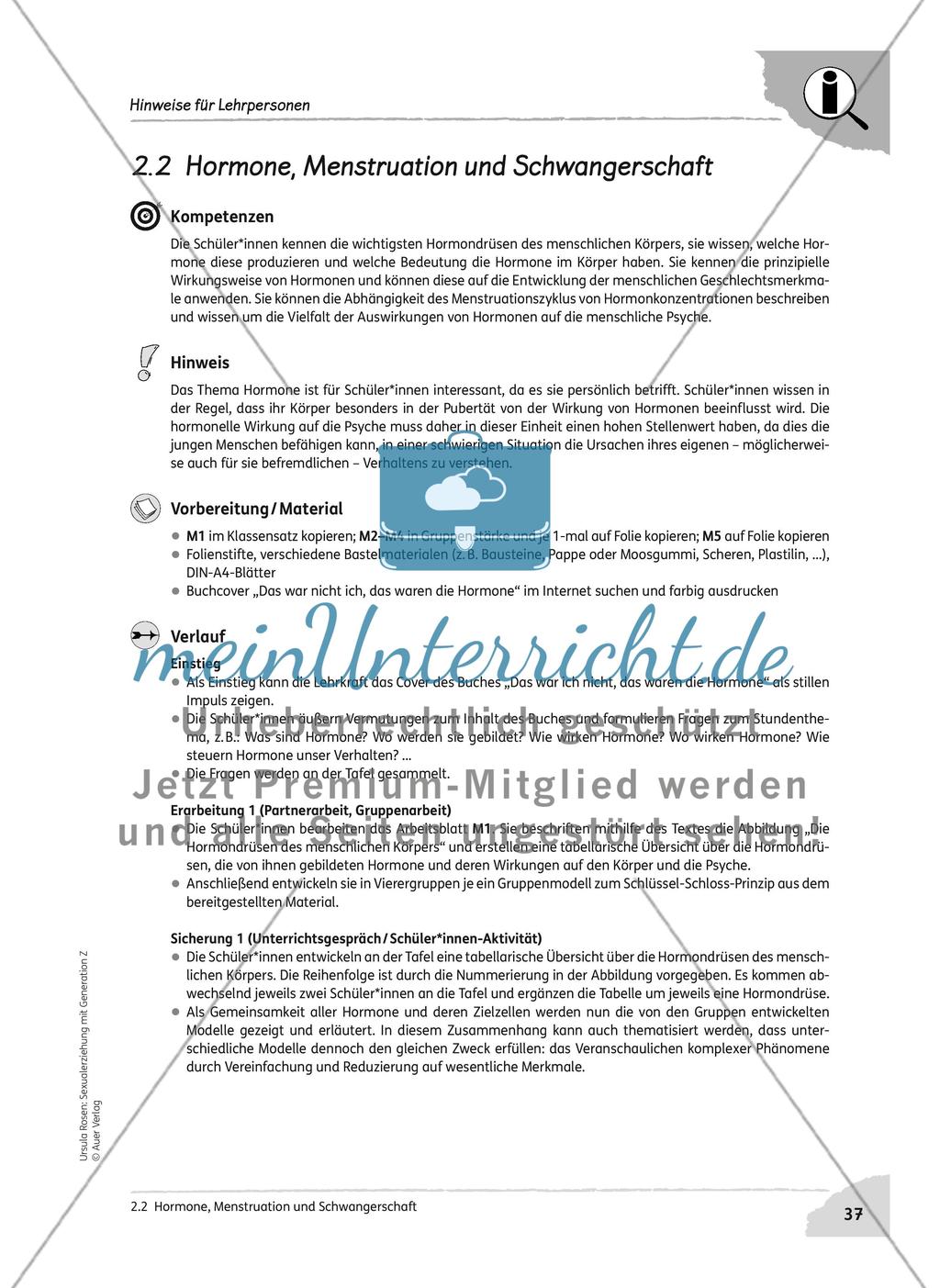 Hormone, Menstruation und Schwangerschaft Preview 1