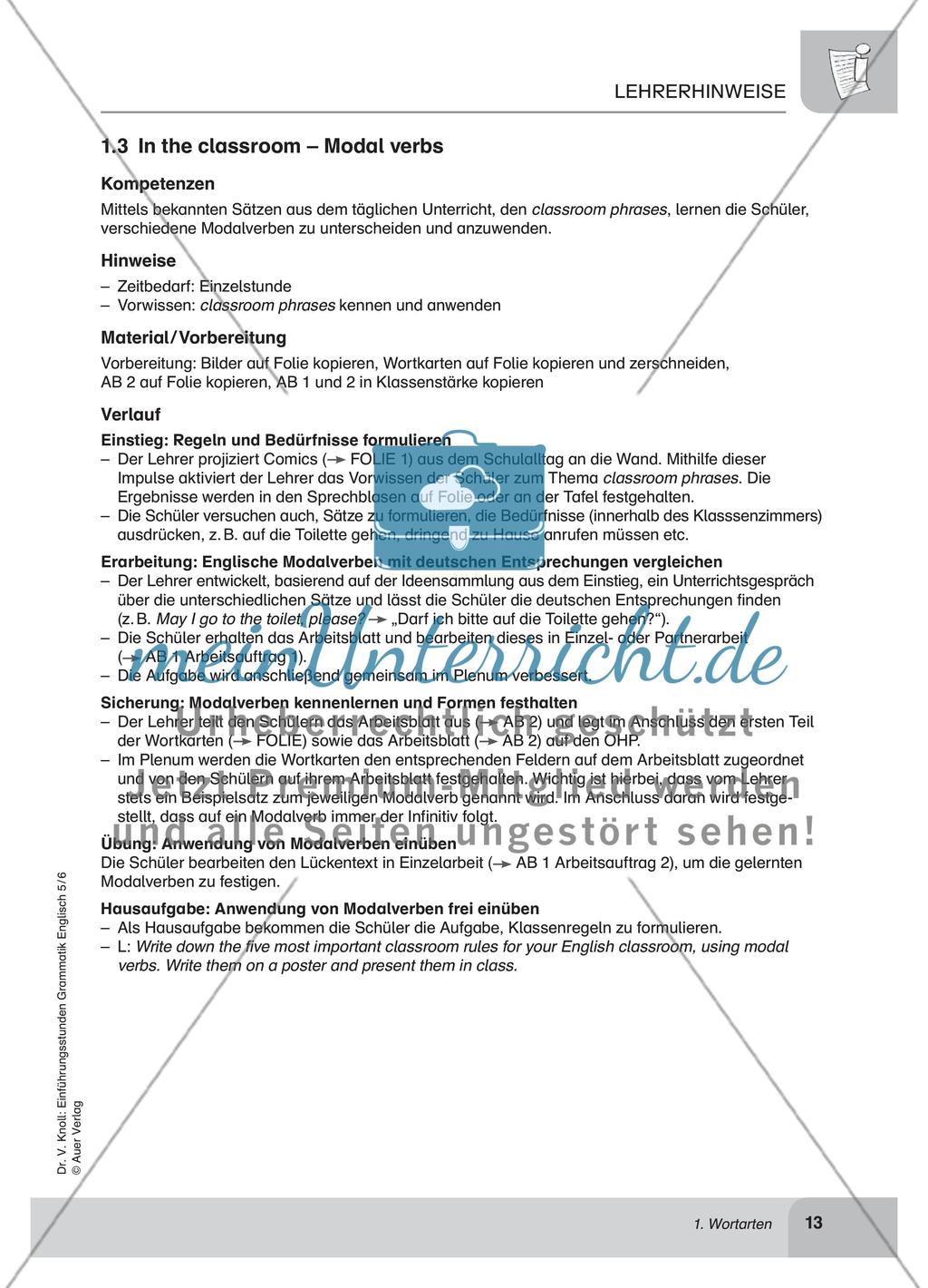 Wortarten Preview 9