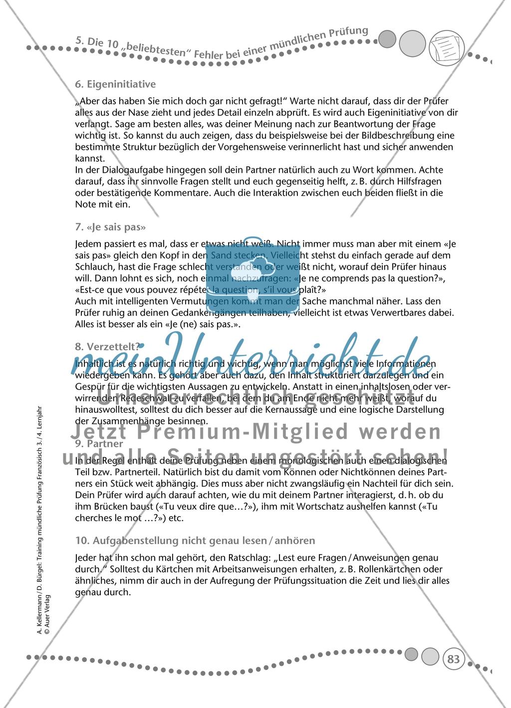 Die 10 „beliebtesten“ Fehler bei einer mündlichen Prüfung Preview 5