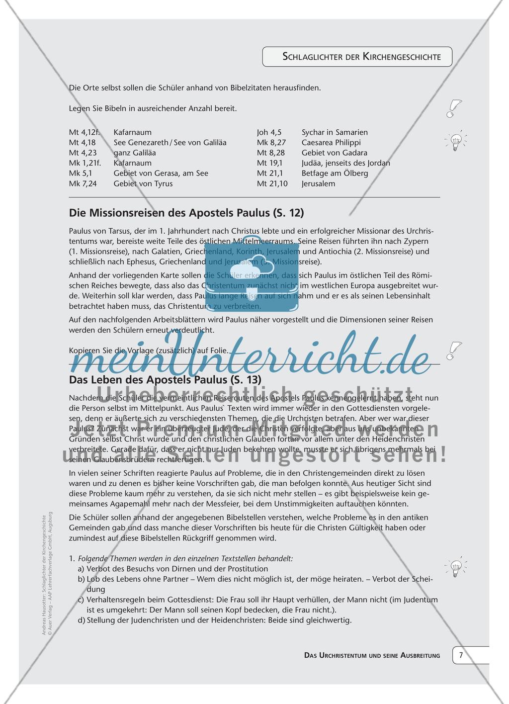 Das Urchristentum und seine Ausbreitung Preview 2