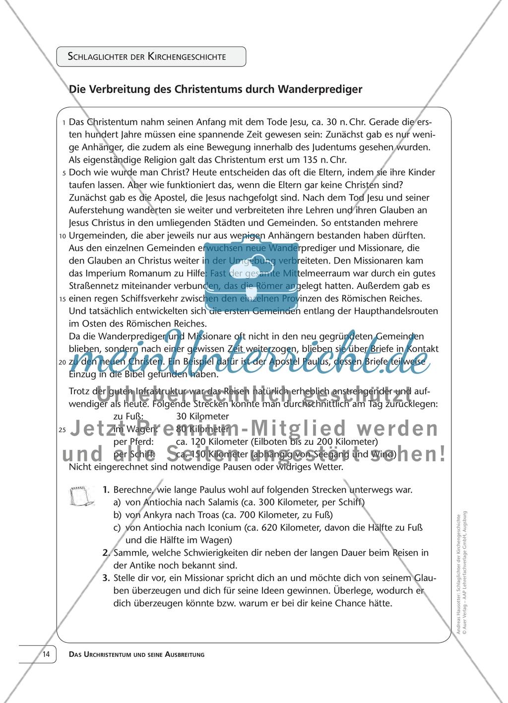 Das Urchristentum und seine Ausbreitung Preview 9