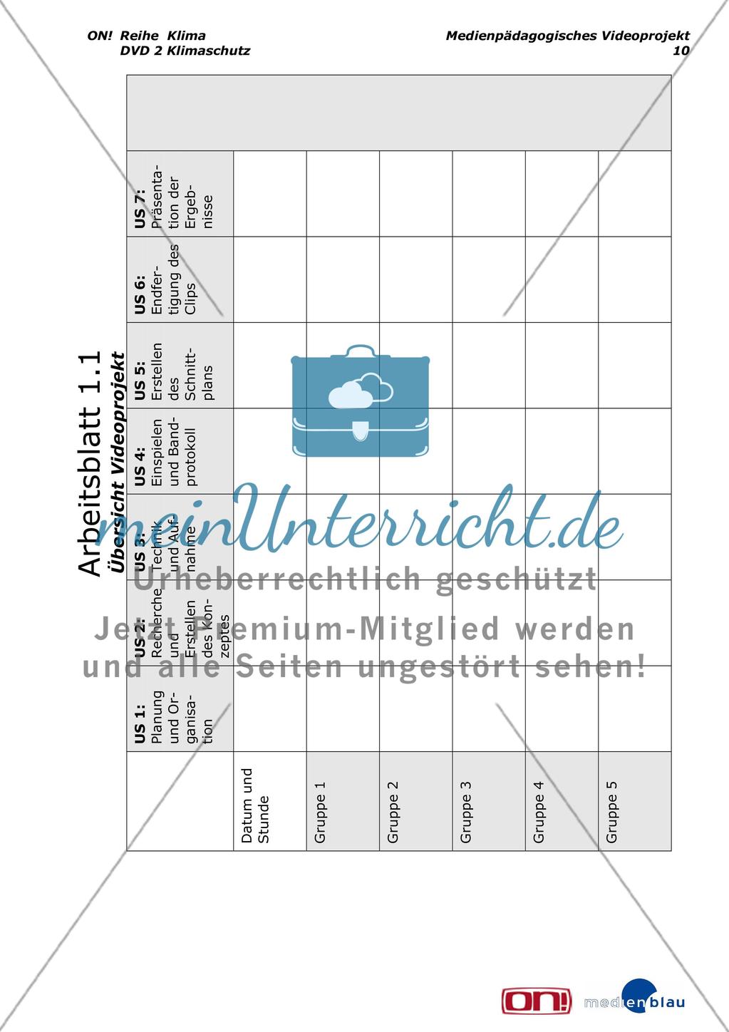 Klimaschutz - Interessen und Positionen - Projektvorschlag Preview 11