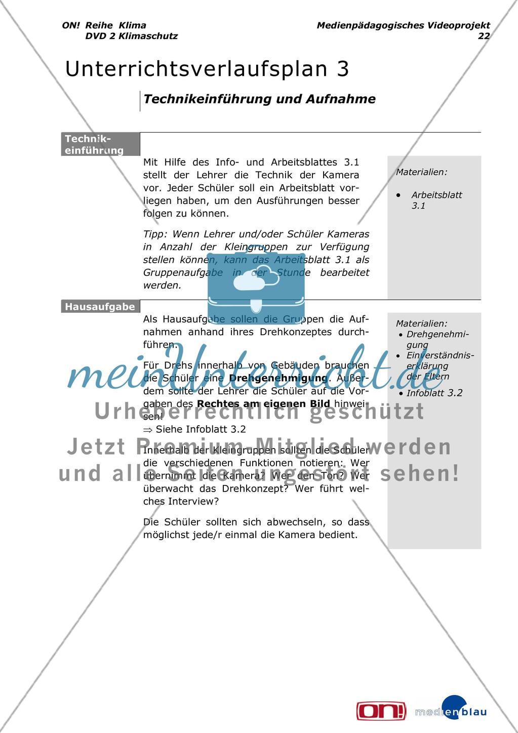Klimaschutz - Interessen und Positionen - Projektvorschlag Preview 23