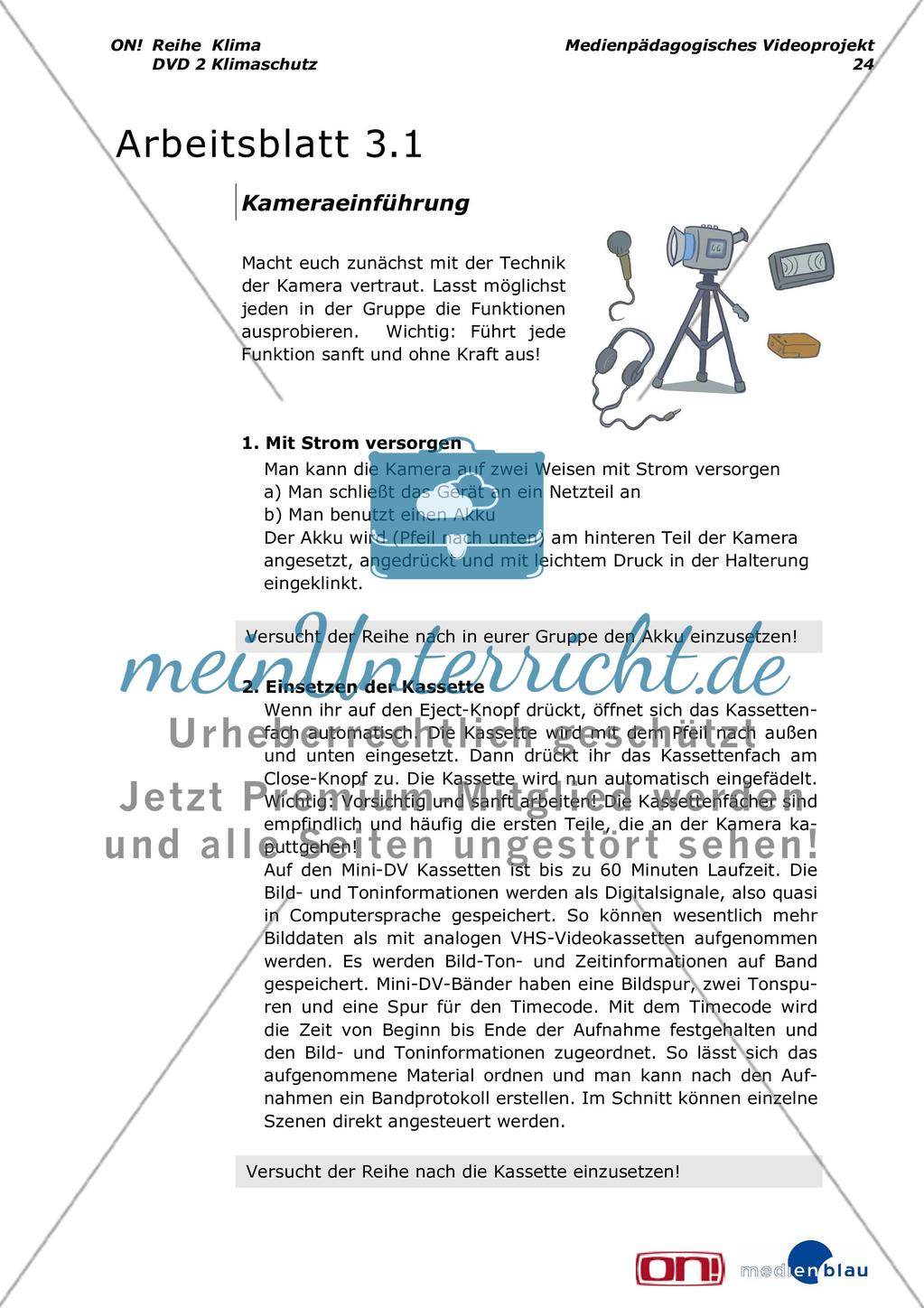 Klimaschutz - Interessen und Positionen - Projektvorschlag Preview 25