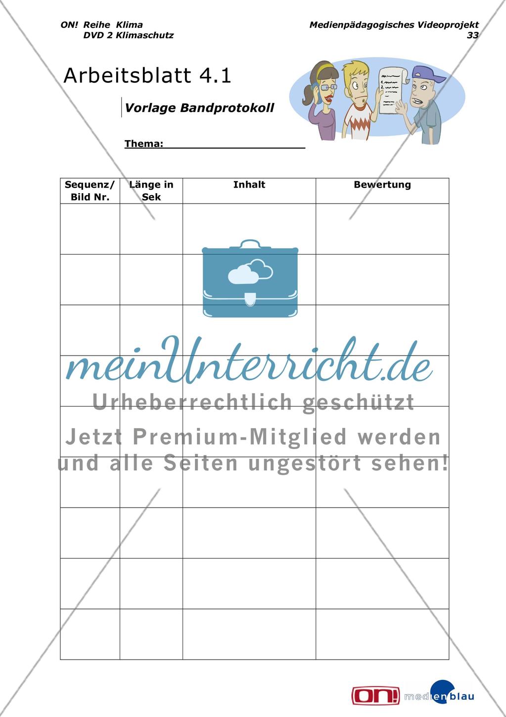 Klimaschutz - Interessen und Positionen - Projektvorschlag Preview 34