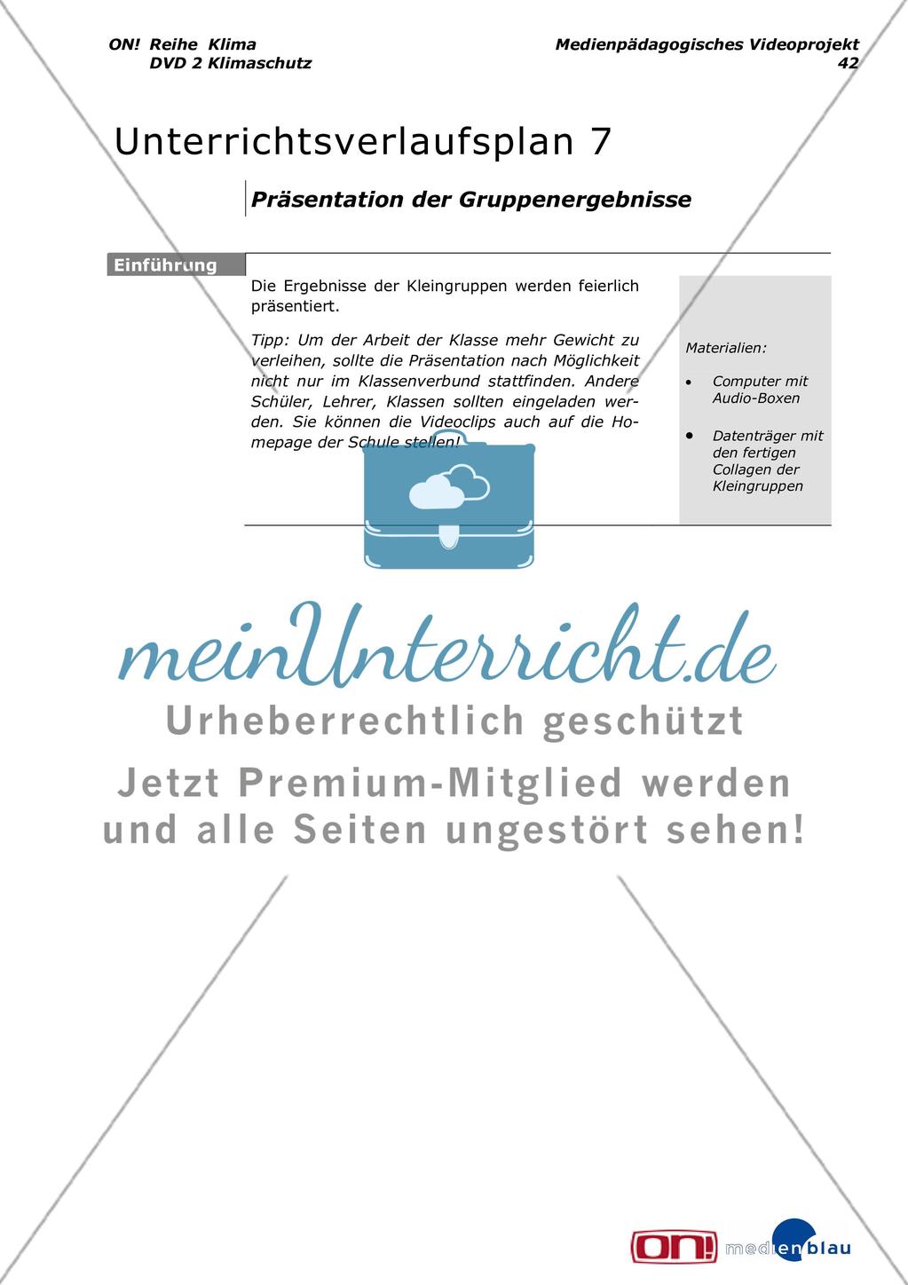 Klimaschutz - Interessen und Positionen - Projektvorschlag Preview 43