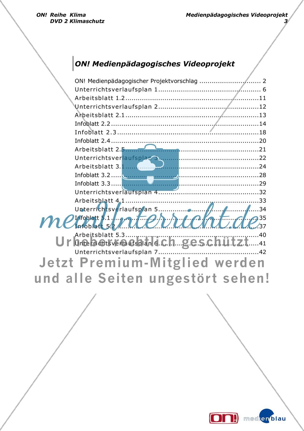 Klimaschutz - Interessen und Positionen - Projektvorschlag Preview 4