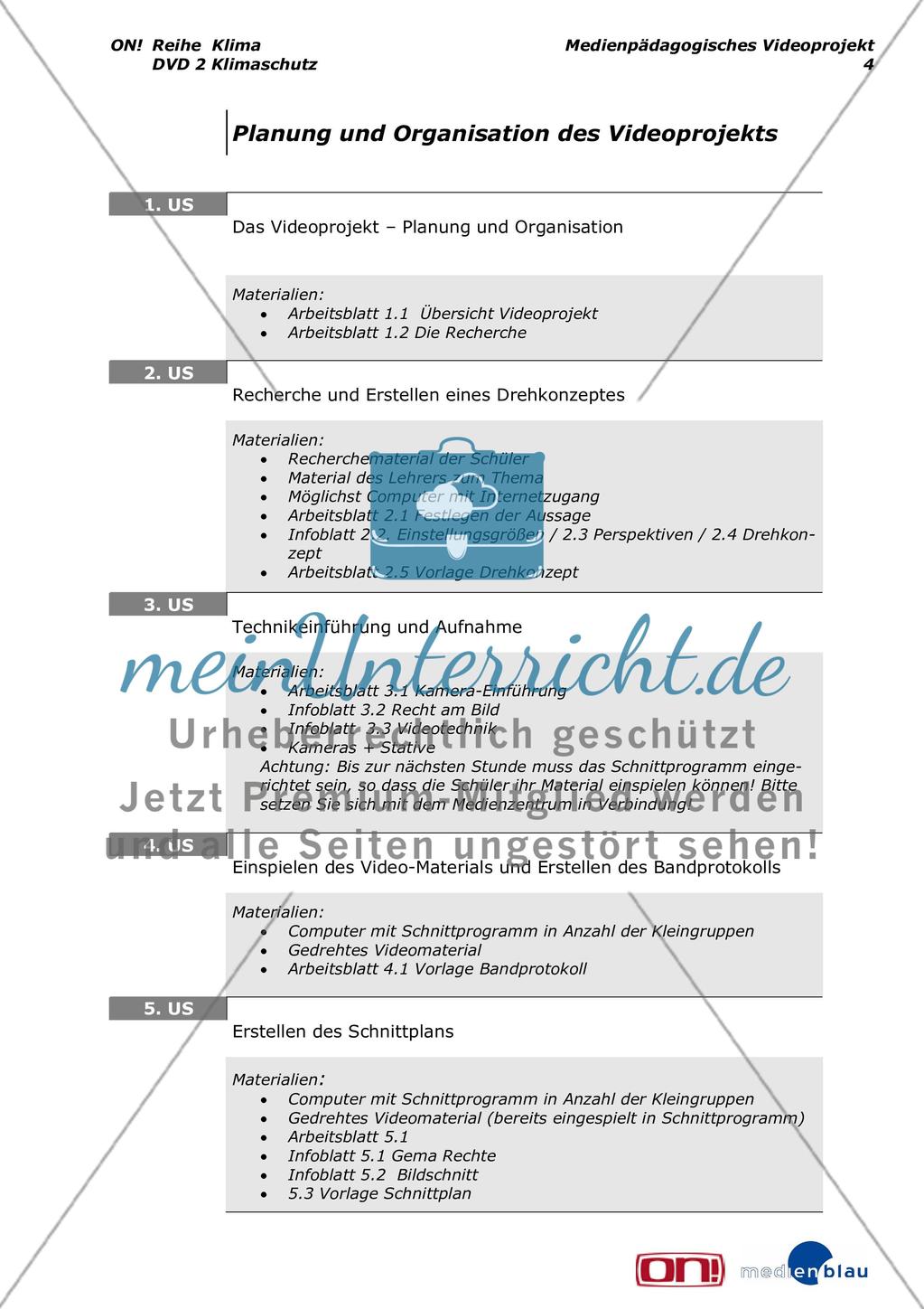 Klimaschutz - Interessen und Positionen - Projektvorschlag Preview 5