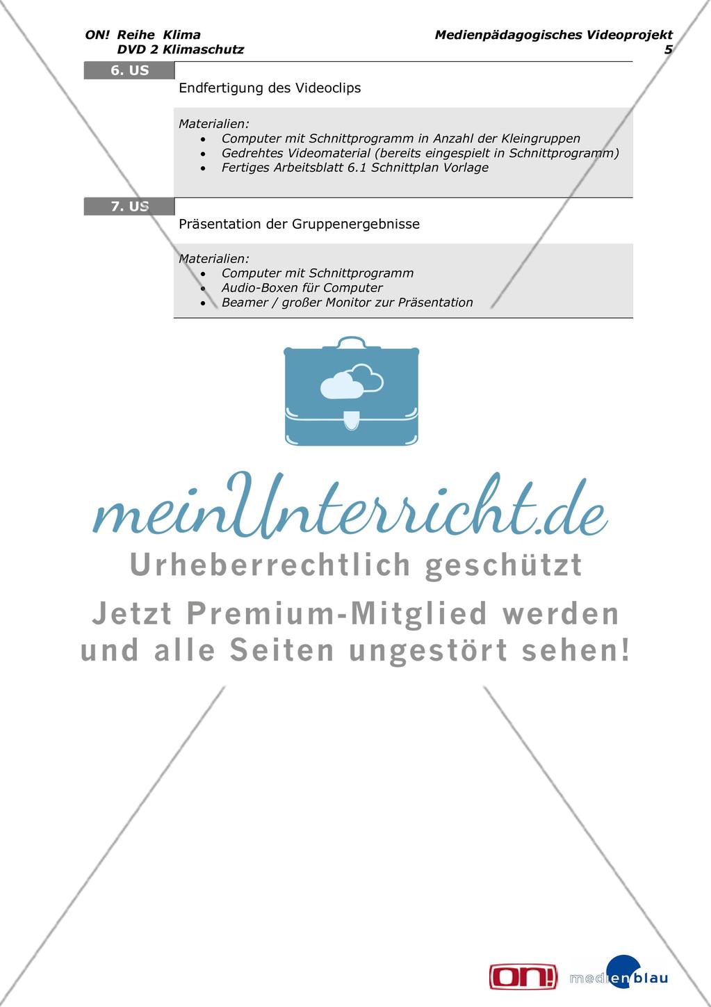 Klimaschutz - Interessen und Positionen - Projektvorschlag Preview 6