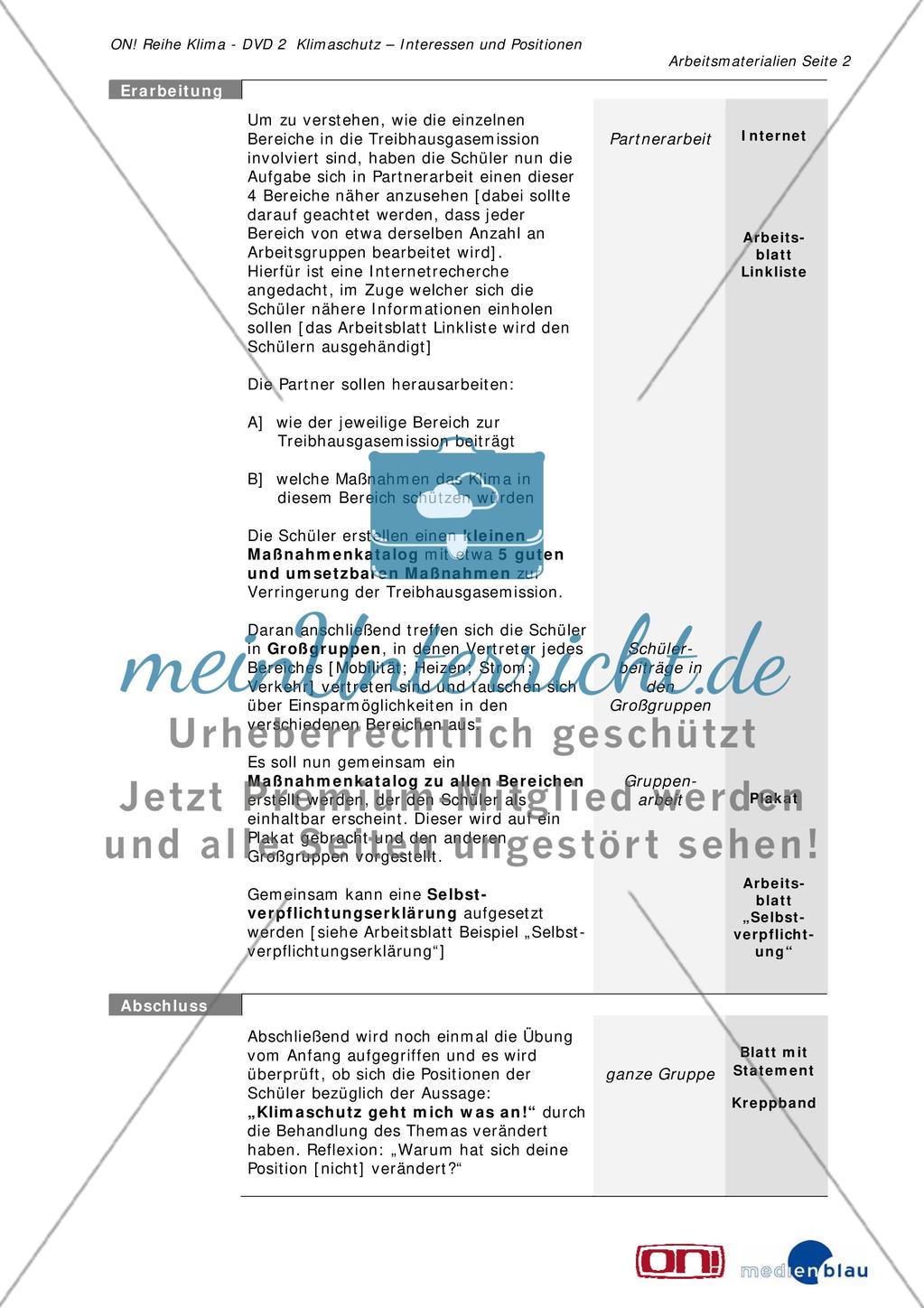 Zusatz Aufgabe A: Klimaschutz geht mich was an Preview 2