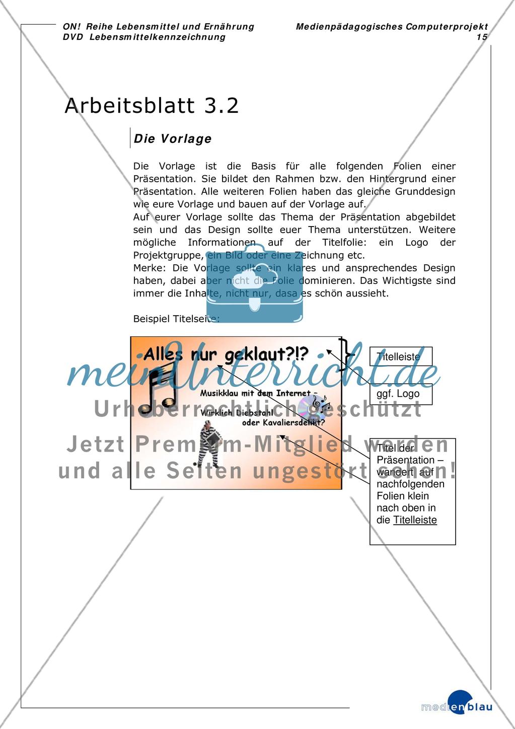 Lebensmittelkennzeichnung - Projektvorschlag Preview 16