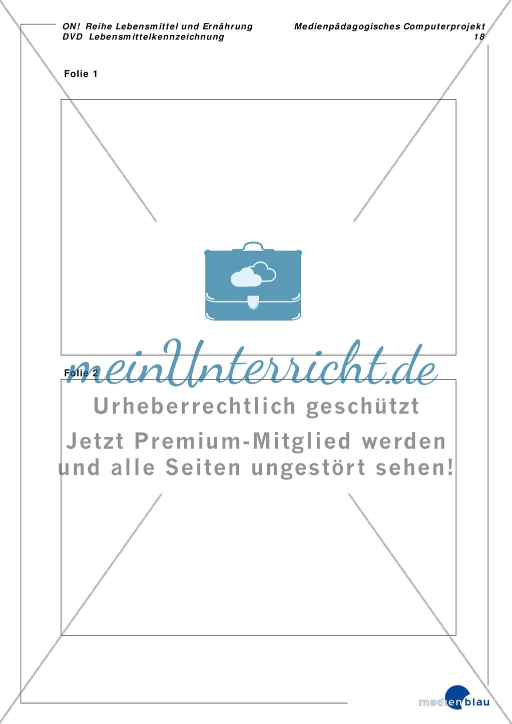 Lebensmittelkennzeichnung - Projektvorschlag Preview 19