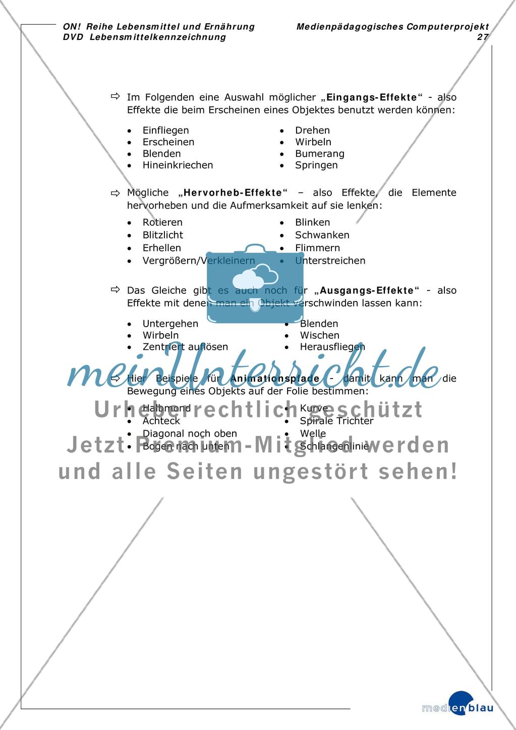 Lebensmittelkennzeichnung - Projektvorschlag Preview 28