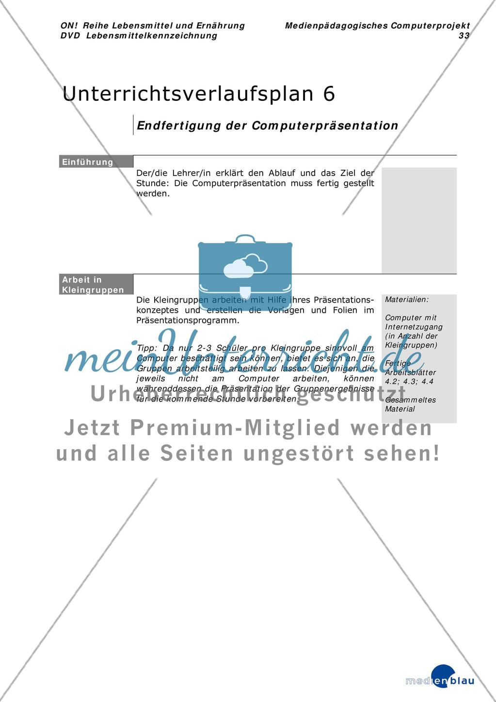 Lebensmittelkennzeichnung - Projektvorschlag Preview 34