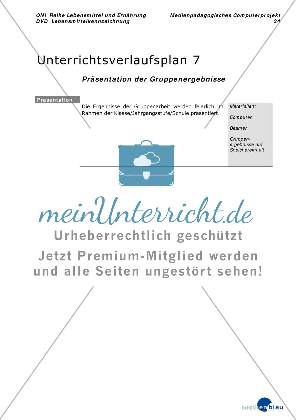 Lebensmittelkennzeichnung - Projektvorschlag Preview 35