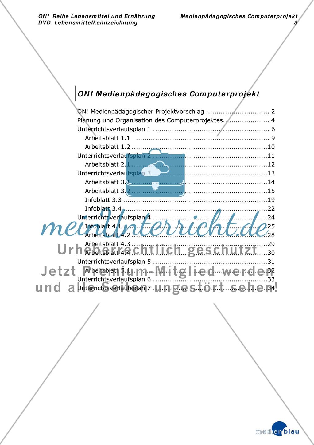 Lebensmittelkennzeichnung - Projektvorschlag Preview 4
