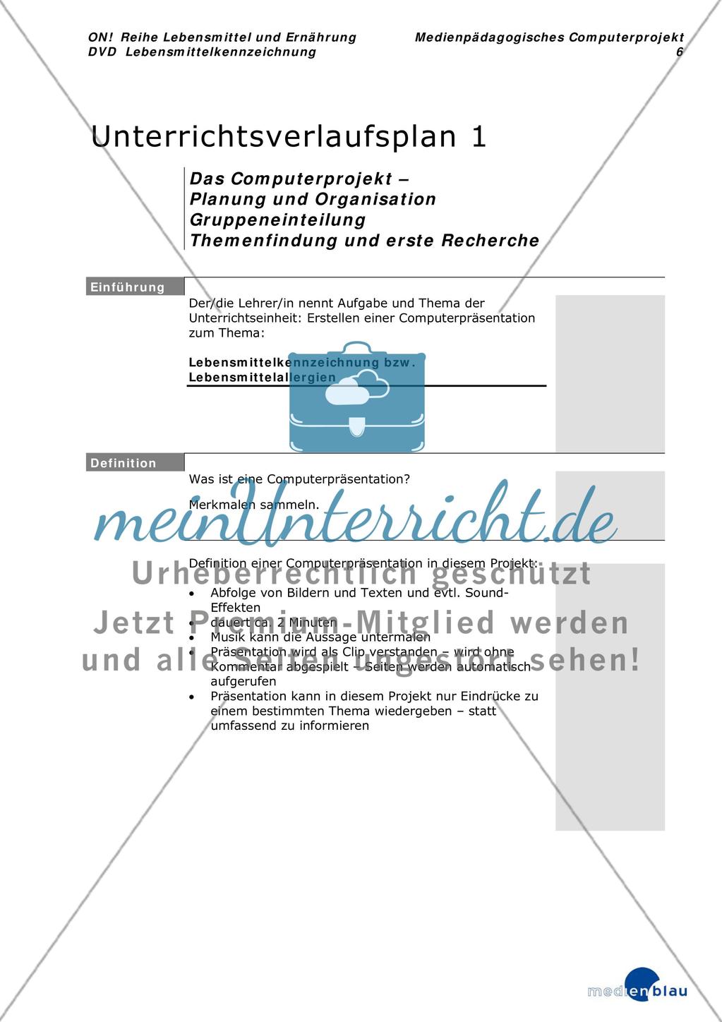 Lebensmittelkennzeichnung - Projektvorschlag Preview 7
