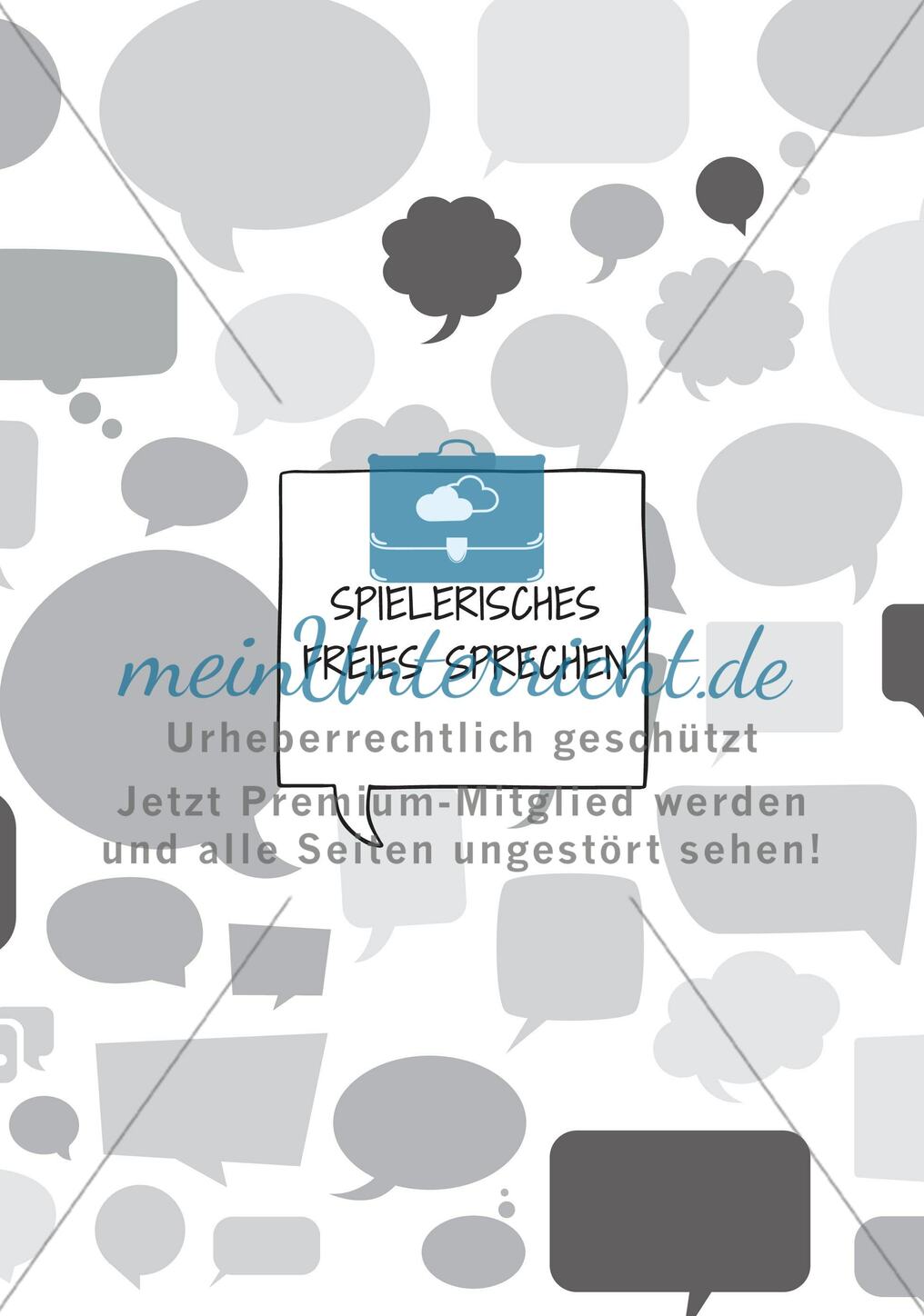 SPIELERISCHES FREIES SPRECHEN Preview 1