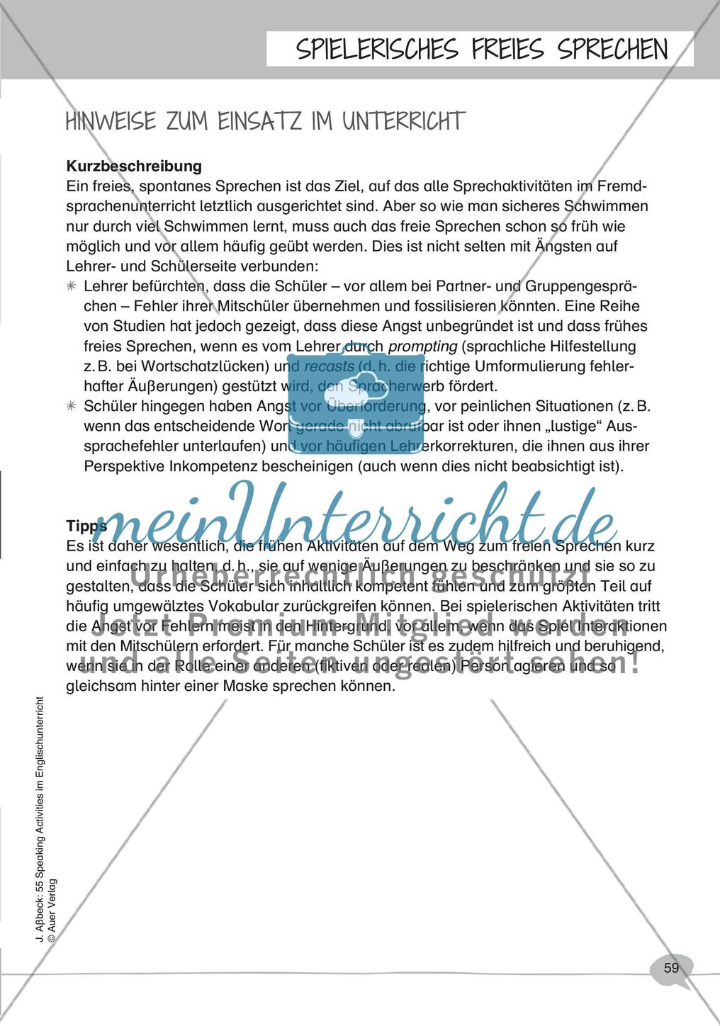 SPIELERISCHES FREIES SPRECHEN Preview 2