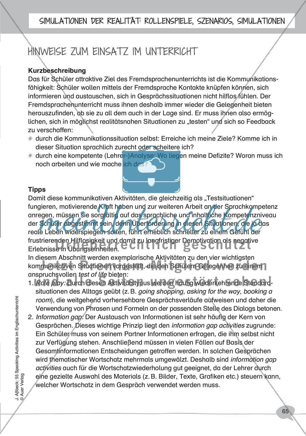 SIMULATION DER REALITÄT: ROLLENSPIELE, SZENARIOS, SIMULATIONEN Preview 2