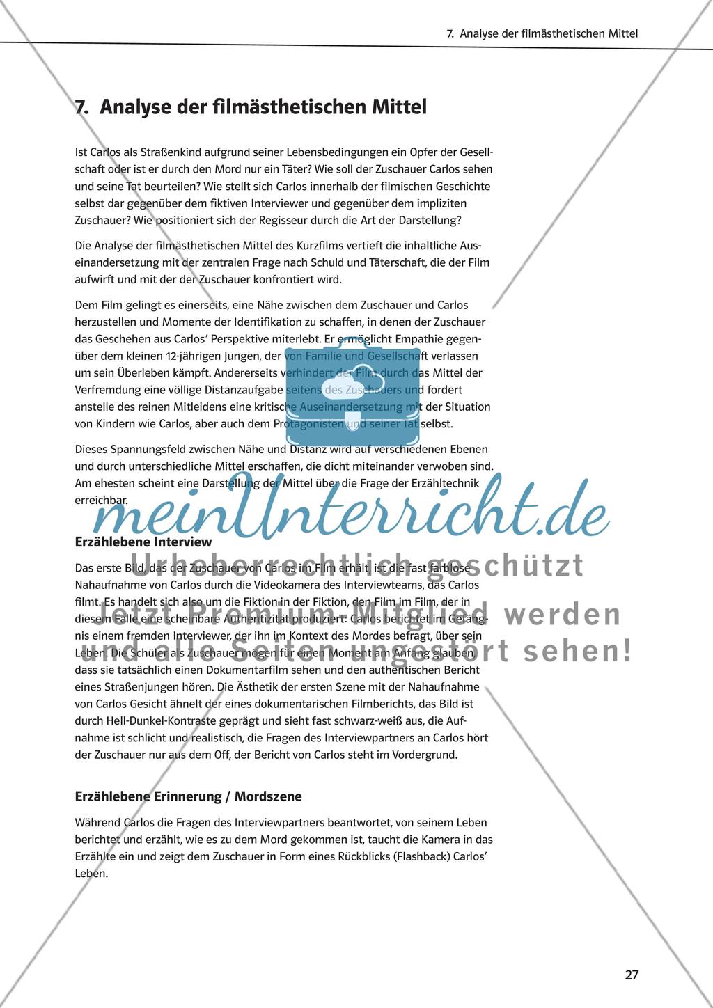 Analyse der flmästhetischen Mittel Preview 1