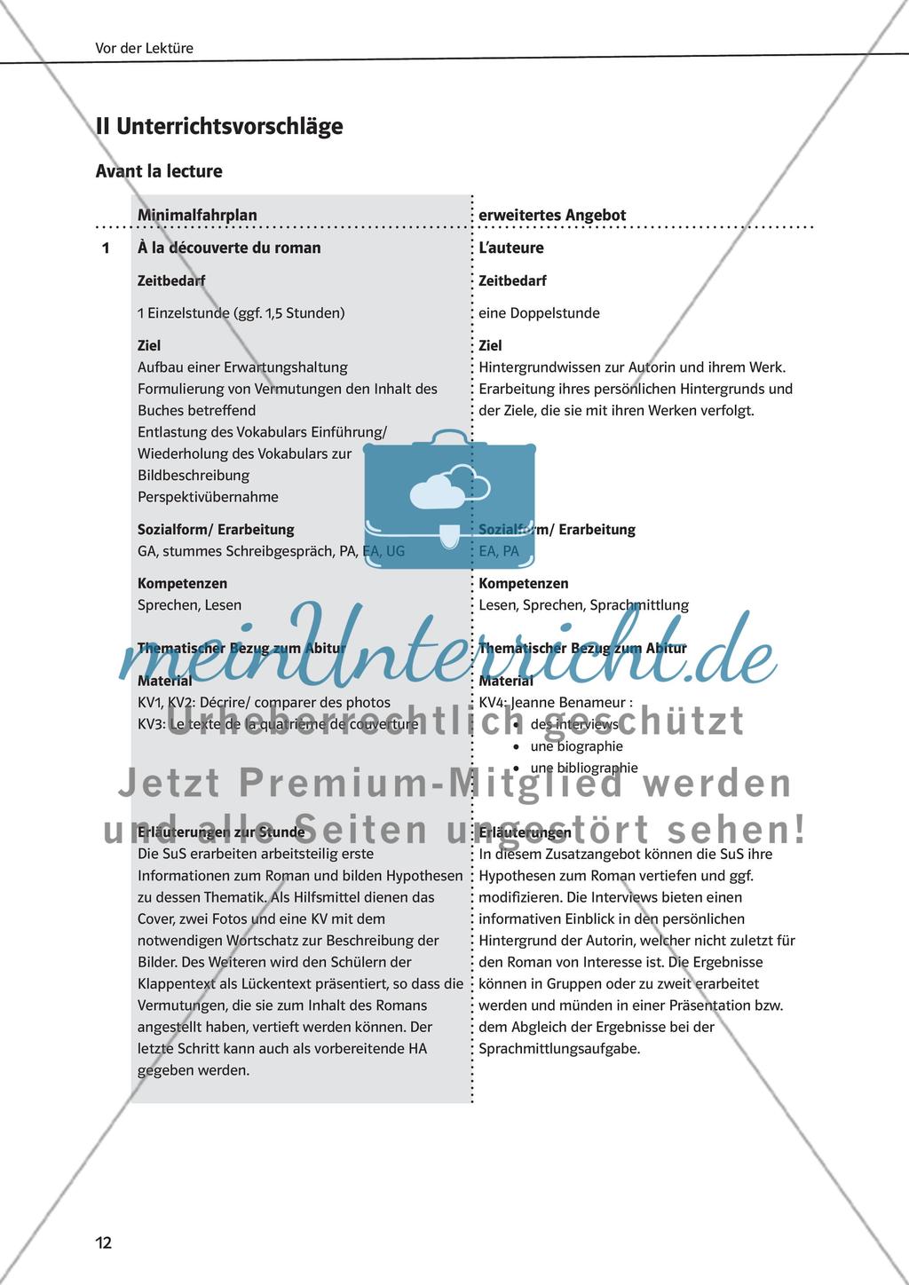 Unterrichtsvorschläge Preview 1