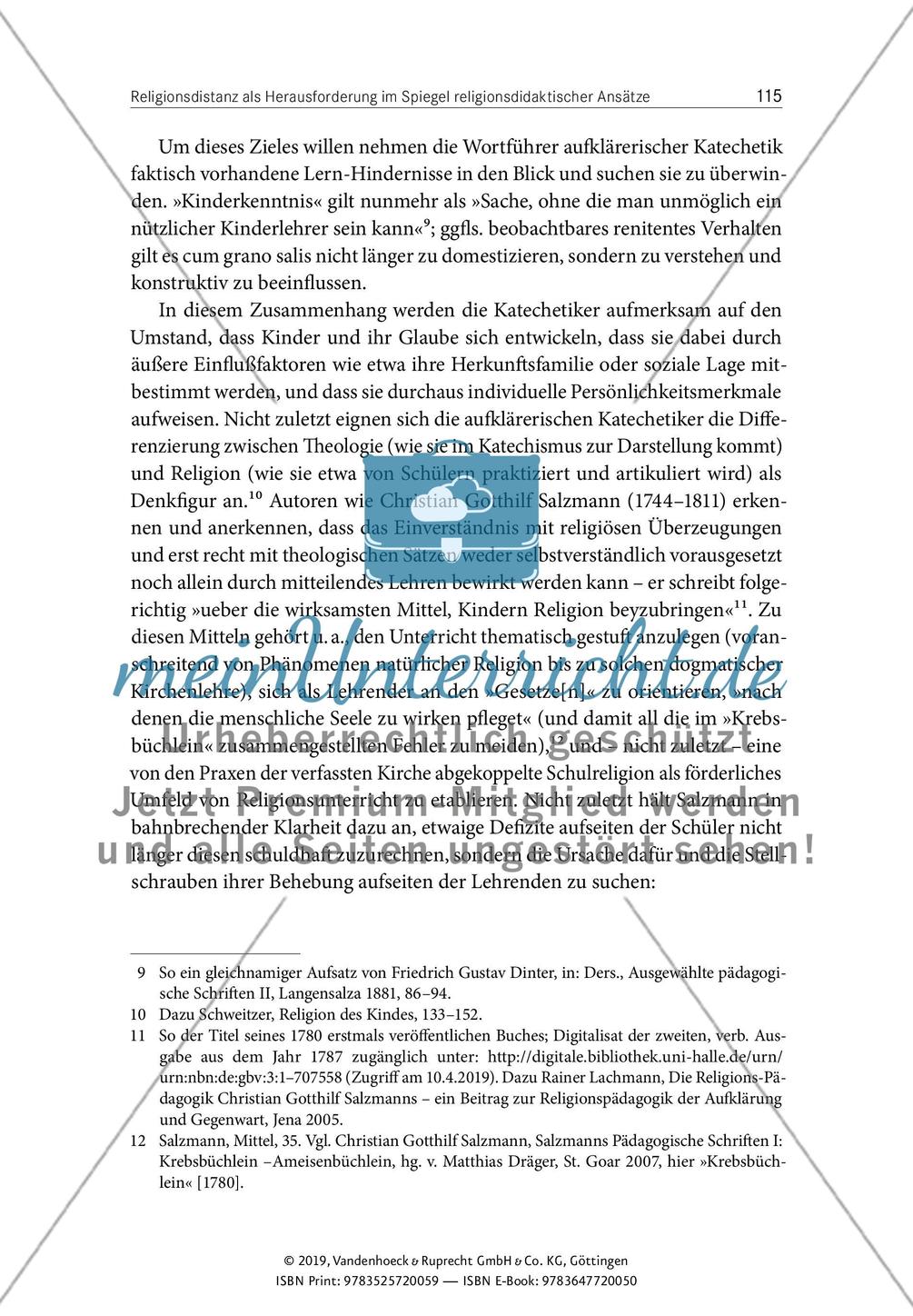 Religionsdistanz als Herausforderung im Spiegel religionsdidaktischer Ansätze Preview 4