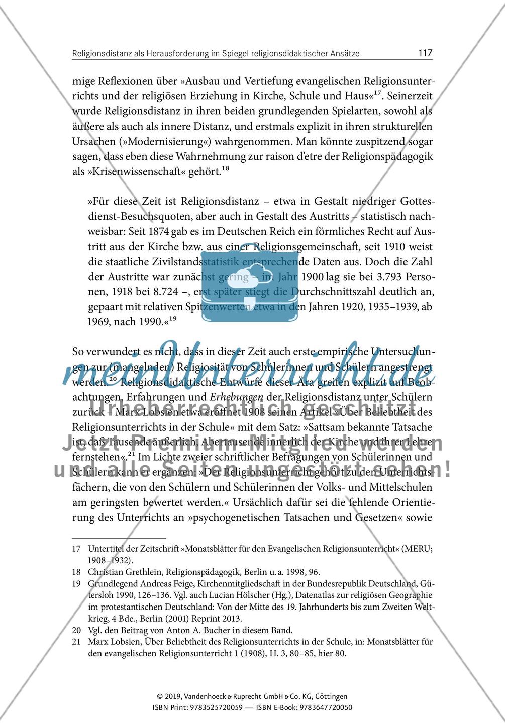 Religionsdistanz als Herausforderung im Spiegel religionsdidaktischer Ansätze Preview 6